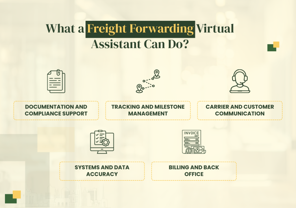 What a Freight Forwarding Virtual Assistant Can Do
