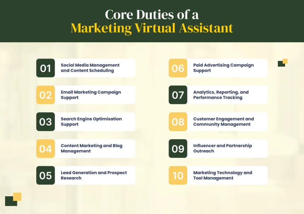 Core Duties of a Marketing Virtual Assistant